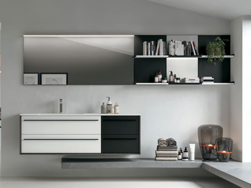 SUITE 04 - Wall-mounted vanity unit with drawers by Gruppo Geromin - view 2